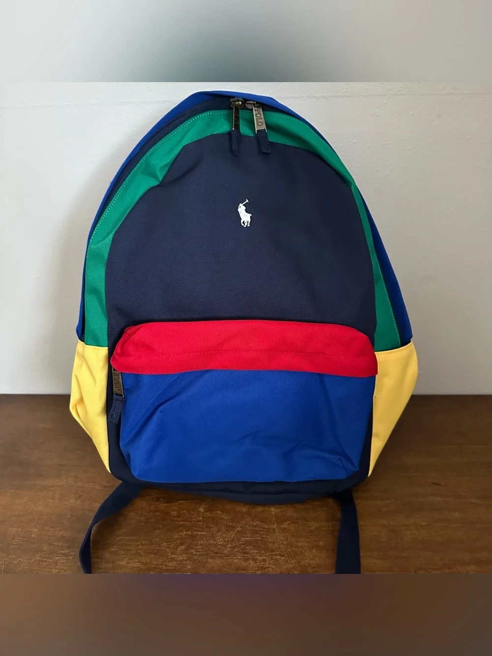 Polo Ralph Lauren Multi-Color Color Blocked Backpack